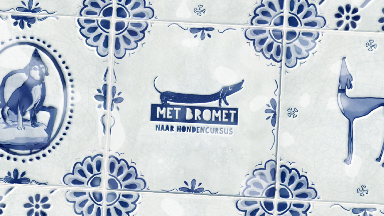 Met Bromet naar hondencursus